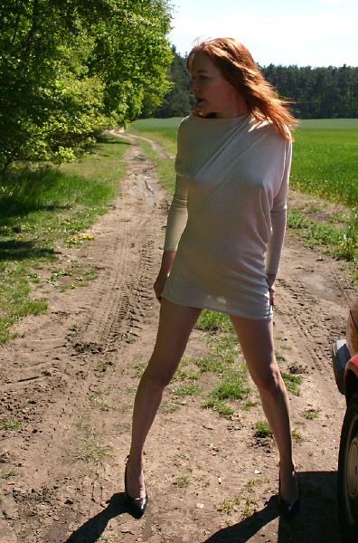 Marsha O in durchsichtiger Kleidung